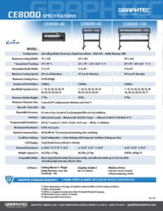 CE8000 Spec Sheet