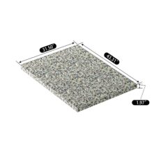 Recycled Cotton, 31.50 "× 43.31" × 1.97"