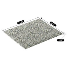 Recycled Cotton, 47.24" × 39.37" × 1.18"
