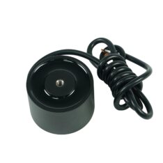 Solenoid, DC 12V, Black, Diameter 2.32"×Height 1.65 ", Full Copper Wire, Cable Length 39.37"