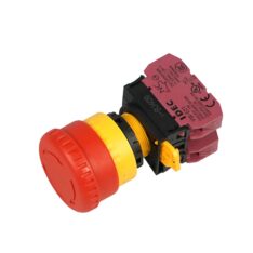 Switch, Emergency Stop Button, 2 Pairs Normally Closed, YW1B-V4E02R