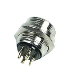 4-Core Reverse Aviation Socket, 0.63"
